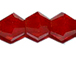 Ruby Jade 3mm Bicone Bead - Thunder Polish Glass Crystal