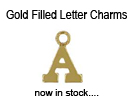 Gold-Filled Block Letter Charms