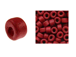 Red - 6x4mm Greek Ceramic Beads