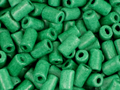 Green (Bright) - 10x6mm Greek Ceramic Tube