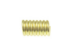 1000 - Stopper Spring for 2mm Cord Brass Plated