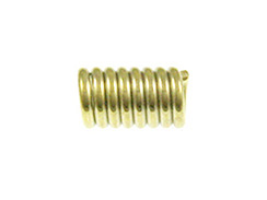 1000 - Stopper Spring for 2.5mm Cord Brass Plated