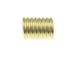 1000 - Stopper Spring for 3mm Cord Brass Plated