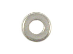 1000 - 7mm Flat Washer Bead  Nickel Plated
