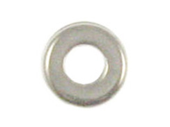 1000 - 9mm Flat Washer Bead  Nickel Plated