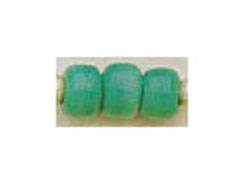9mm Opaque Turquoise Crow Beads
