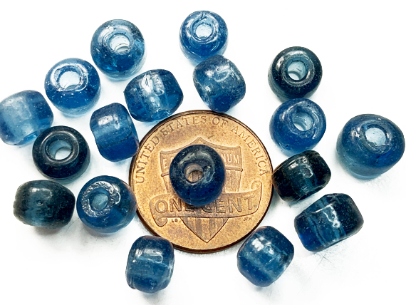 9mm Royal Blue (Translucent) Crow Beads