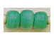 6mm Opaque Turquoise Crow Beads