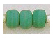 9mm Opaque Turquoise (Translucent) Matt/Frosted Crow  Beads
