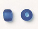 9mm Royal Blue (Translucent) Matt/Frosted Crow  Beads