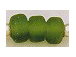 9mm Green (Translucent) Matt/Frosted Crow  Beads