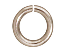 100 - TierraCast JUMP RING 7.5mm Round Rhodium Plated