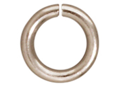 100 - TierraCast JUMP RING 7.5mm Round?Silver Plated