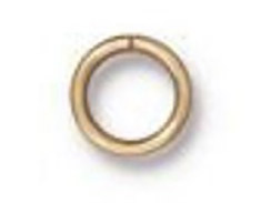 100 - TierraCast JUMP RING 7.4mm 19 Gauge Round Gold Plated