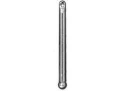 10 - TierraCast Pewter Bead Bar 1.25 inch, Bright Rhodium Plated