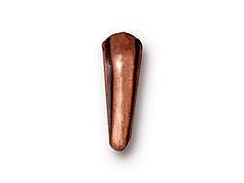 20 - TierraCast Pewter PINCH BAIL Nouveau Antique Copper Plated