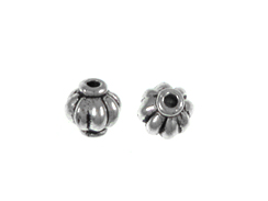 Melon Pewter Spacer Bead