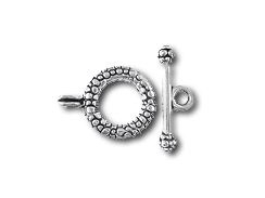 Round Pewter Toggle Clasp