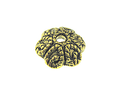 Antique Gold Plated Pewter Bead Cap