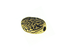 Antique Gold Plated Oval Bead