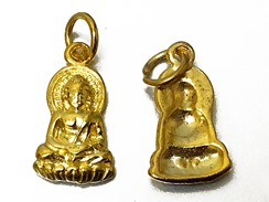 Buddha Charm Pewter Pendant