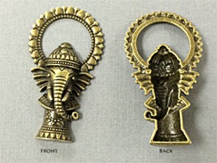 Ganesh Pewter Pendant