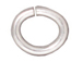 100 - TierraCast JUMP RING 6x5mm Oval Silver Plated