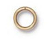 100 - TierraCast JUMP RING 7.4mm 19 Gauge Round Gold Plated