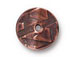 50 - TierraCast Pewter Bead, Wavy Disk Antique Copper Plated