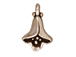 20 - TierraCast Pewter DROP Bell Flower Antique Silver Plated