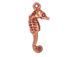 20 - TierraCast Pewter CHARM Seahorse,  Antique Copper Plated