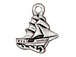 10 - TierraCast Pewter CHARM Clipper Ship Antique Silver Plated 