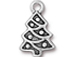 10 - TierraCast Pewter CHARM Christmas Tree, Antique Silver Plated