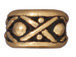 20 - TierraCast Pewter BEAD Legend , Antique Gold Plated