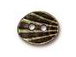 10 - TierraCast Pewter Button Oval Shell Oxidized Brass