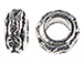 Large Hole Fancy Spacer Pewter Bead