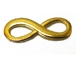 Infinity Link Charm Pewter Pendant
