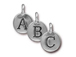  TierraCast Pewter Alphabet Charms Antique Silver Plated -  Starter Set of 260 Charms
