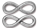 4 - Tierracast Antique Silver Plated Pewter Infinity Link