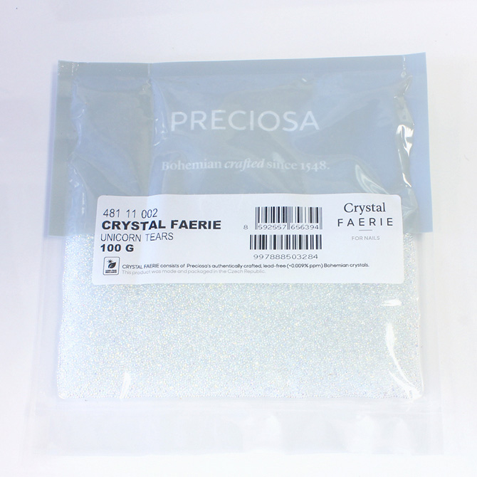 Unicorn Tears (Crystal AB)  - Preciosa Crystal Faerie Nail Art, 100g bulk pack