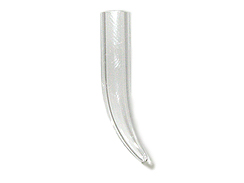 Tusk Shape    (Silvertone cap & plaster stopper included)