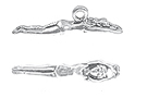 Swimming - Sterling Silver Charms