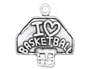 Basketball - Sterling Silver Charms