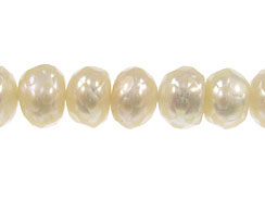 Faceted Pearl - Light Peach