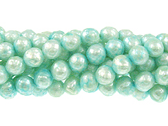 Faceted Pearl - Light Blue
