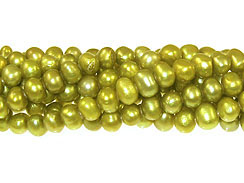 Freshwater Pearl - Lime Green