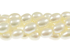 11x8.25mm Rice Freshwater Pearl - Cream 