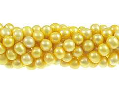 6x7mm Potato Freshwater Pearl - Yellow 