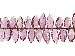Faceted Marquise Amethyst Drops
