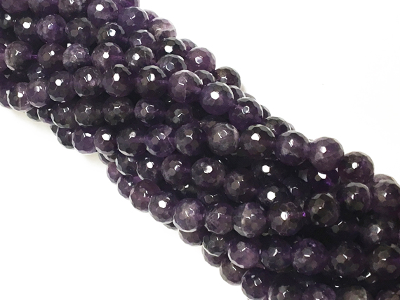 8mm Faceted Amethyst